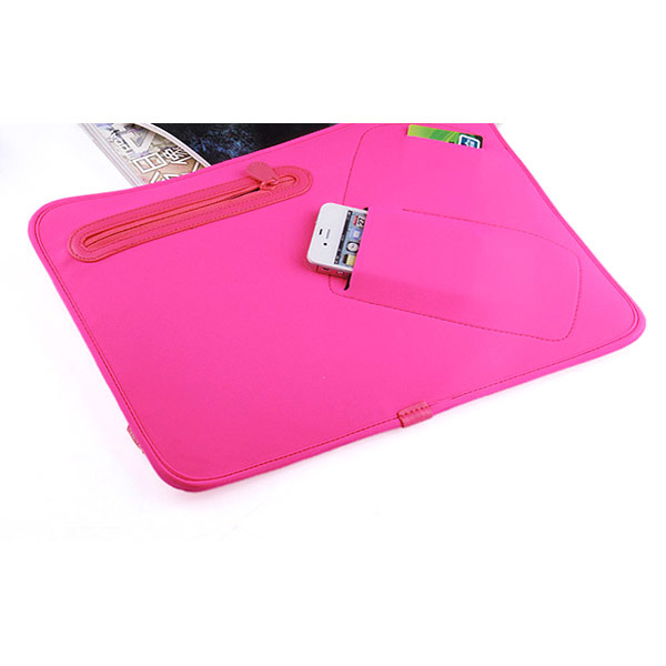 Popular Design 11 Inch Pink Neoprene Laptop Bag (FRT1-149)