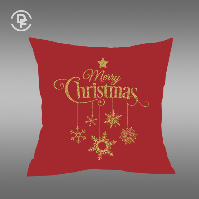 2017 X'mas Home Used Digital Printing Cushion Cover Df-1671