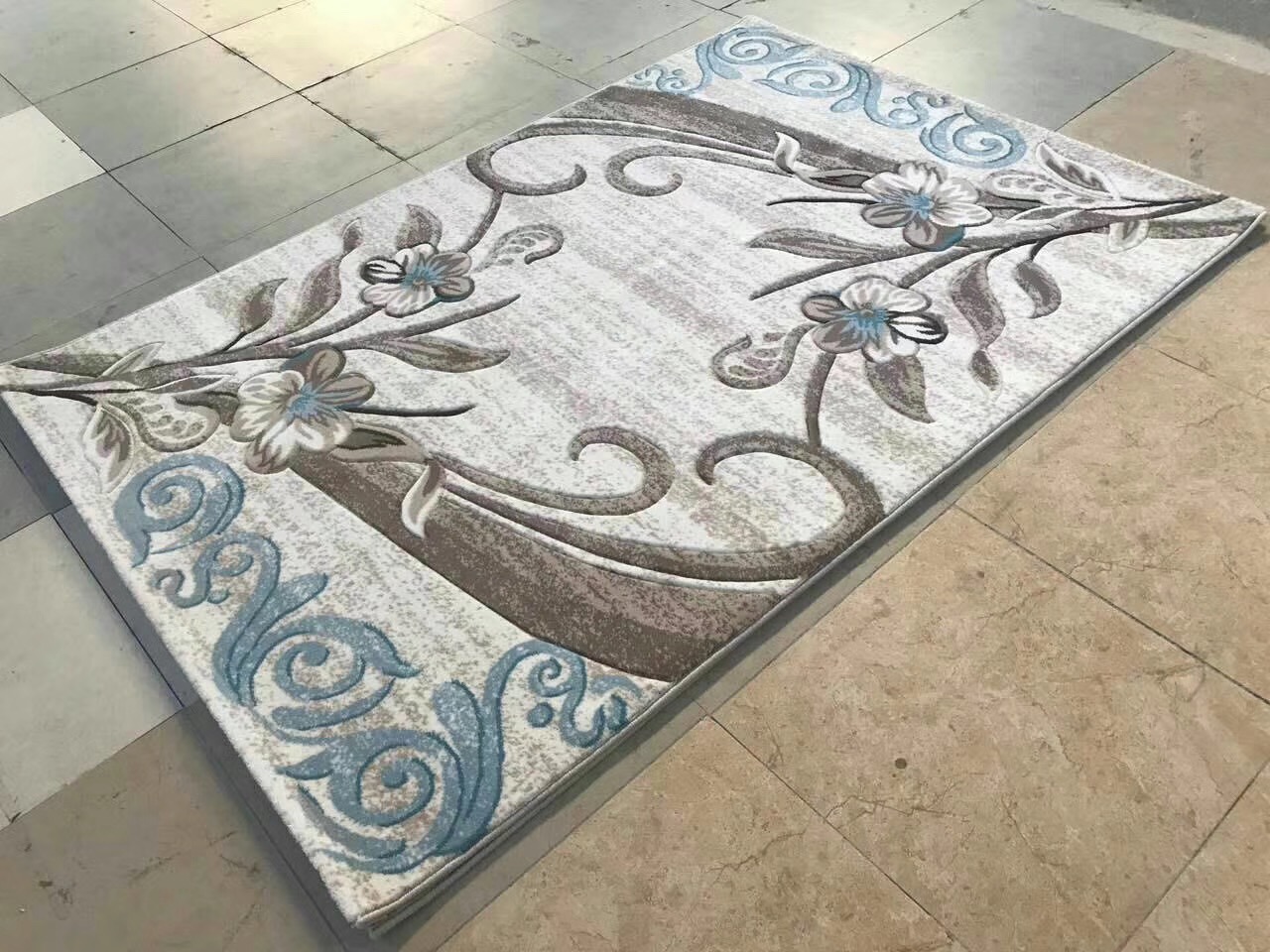 Machine Made Modern Style Decoration Carpet