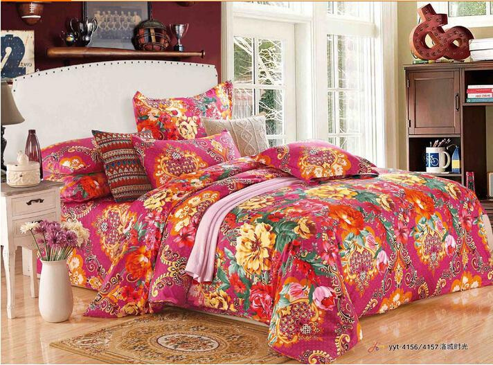 2015 New Design Large Stock Printed Bedding Set