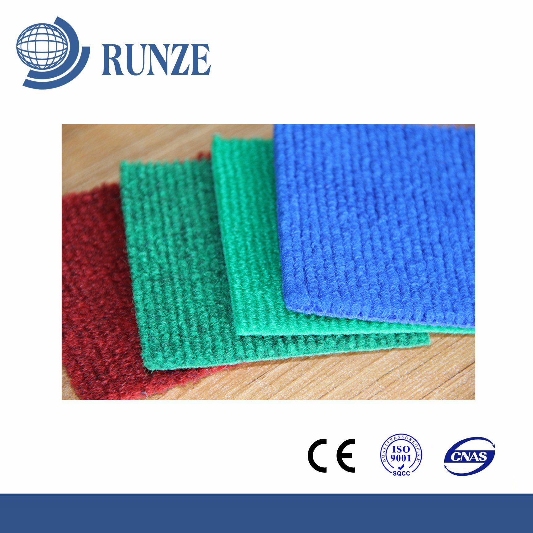 Non Woven Needle Punched Exhibition Rib Carpet Event Carpet
