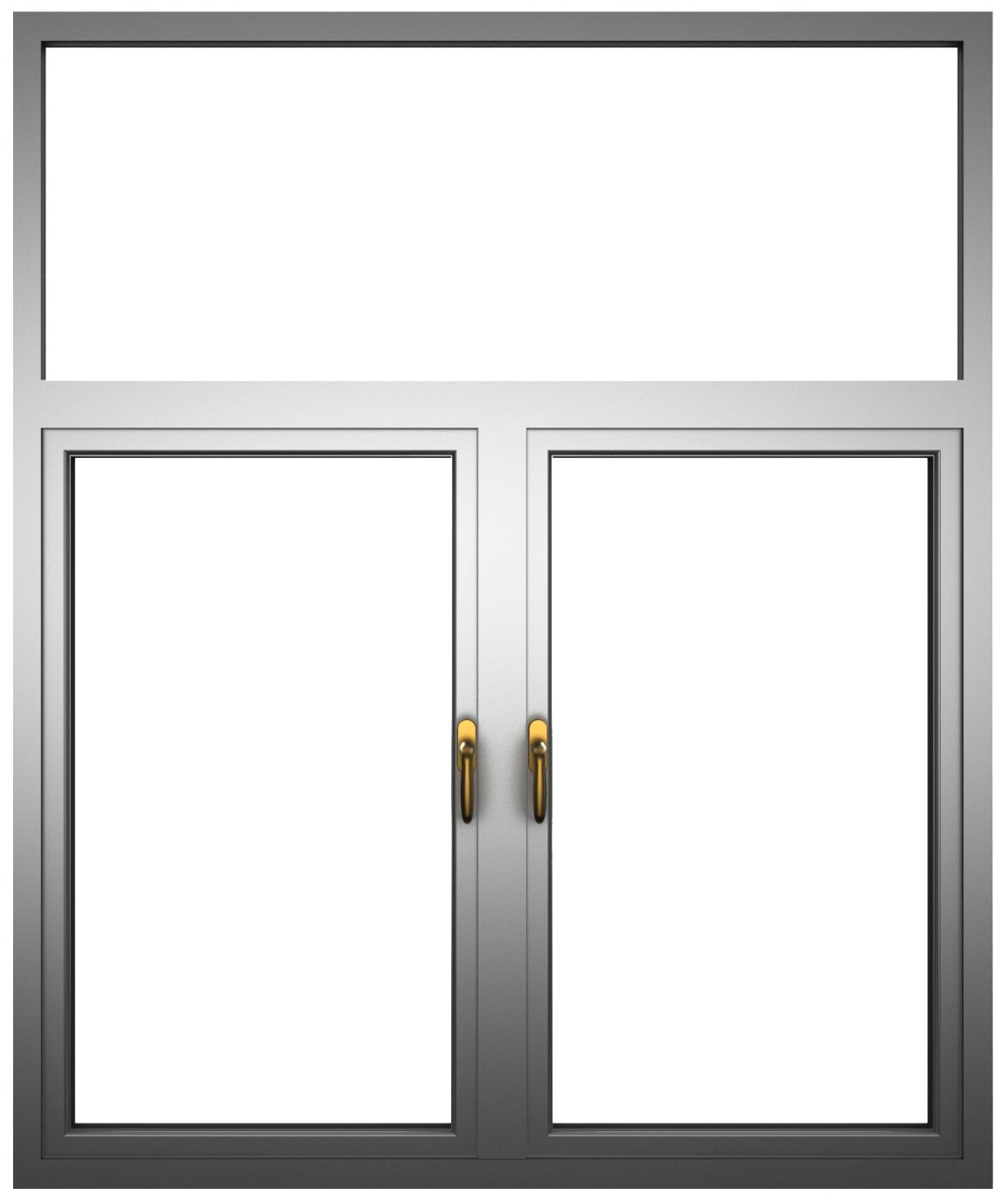 Thermal Break Aluminium Casement Window with Mosquito Net