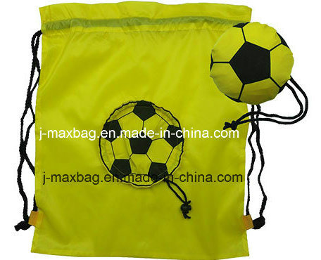 Foldable Draw String Bag, Football, Lightweight, Convenient and Handy, Leisure, Sports, Promotion, Accessories & Decoration