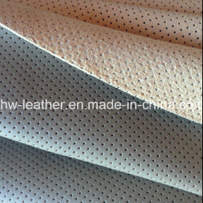 Real Microfiber Fabric with Punching Hole for Car Seat (HW-1750)