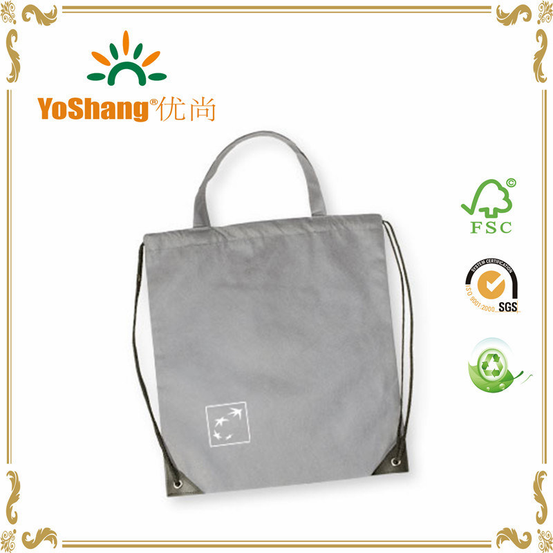 The Latest Polyester Drawstring Handle Bag/Polyester Drawstring Sport Bag