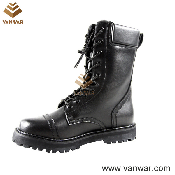 Handmade Combat Military Boots of Full Grain Leather (WCB030)
