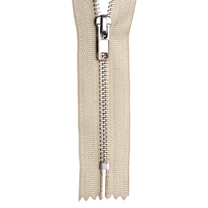 4# Closed End Nickel Brass Zipper