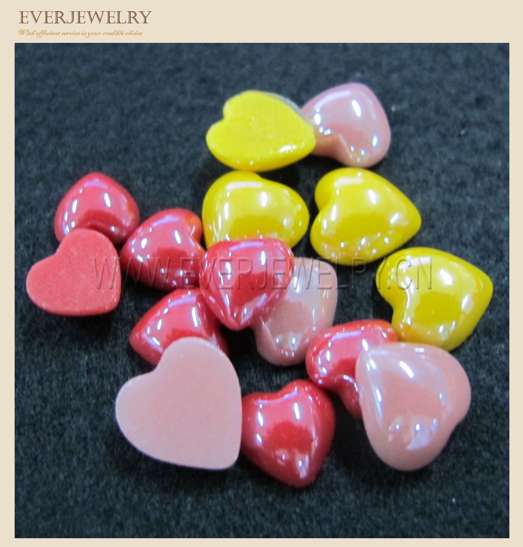 Heart Shape Ceramic Hotfix