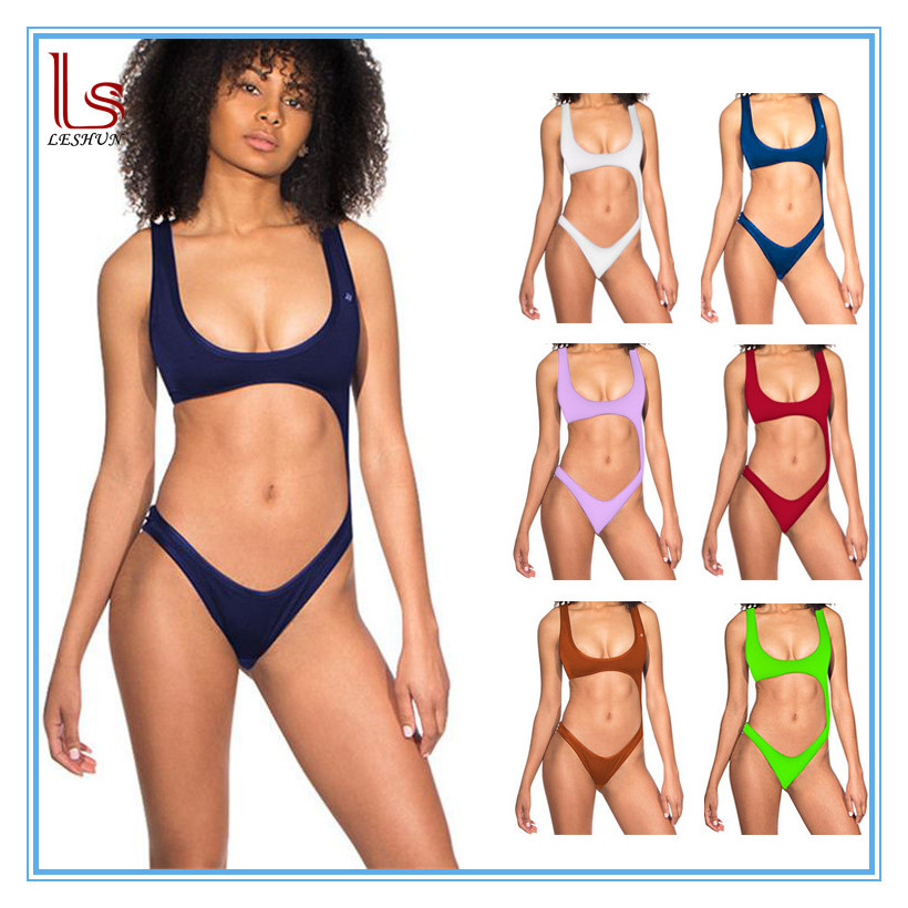 Swimwear 2018 Hollow Monokini Swimsuit One Piece Summer Beach Wear