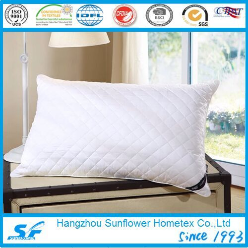 Diamond Quilted Design Pillow Case with Pillow Insert