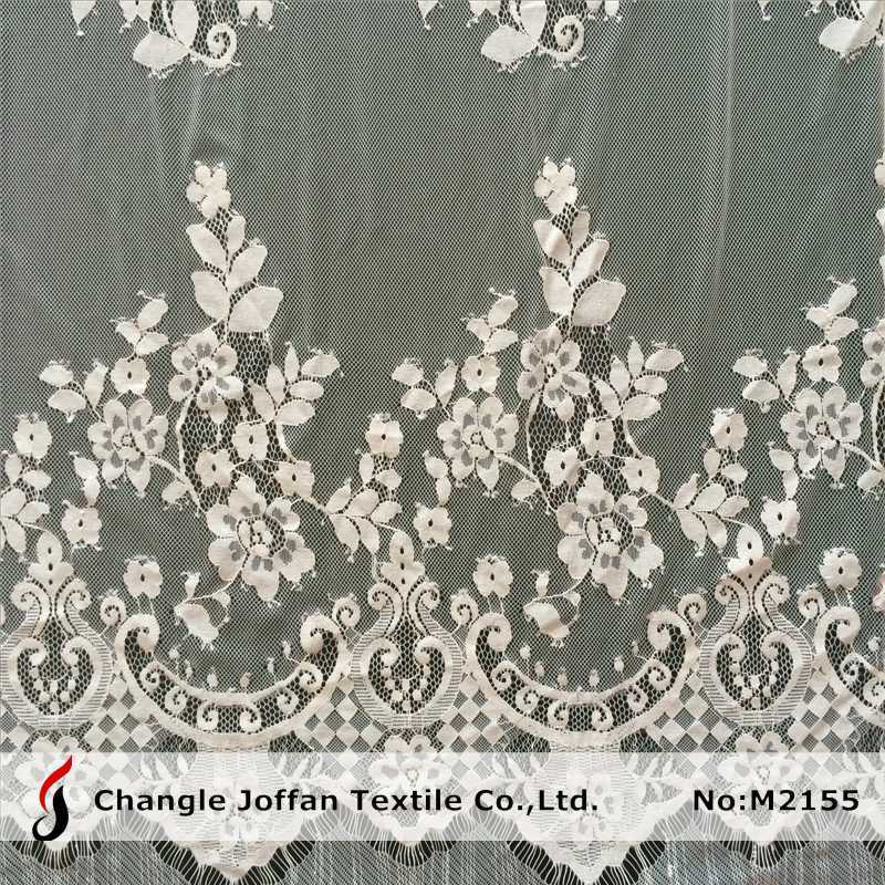 Beautiful Ivory Lace Italian Lace Fabric (M2155)