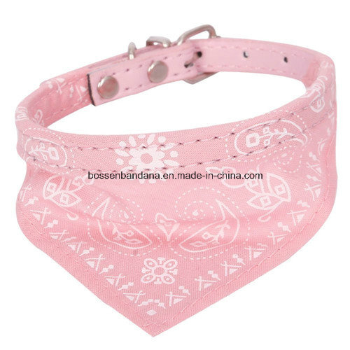 Factory Produce Customized Logo Printed Adjustable Pets Collar Neckerchief