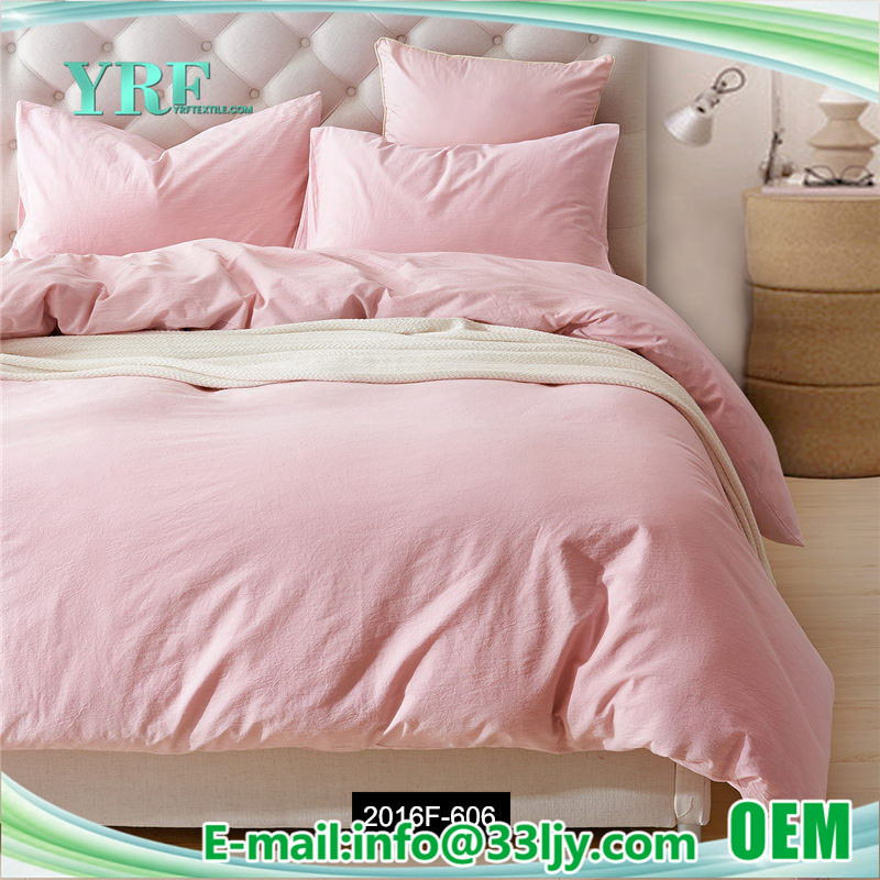 University Cotton Plain OEM 4 PCS Bedding Set