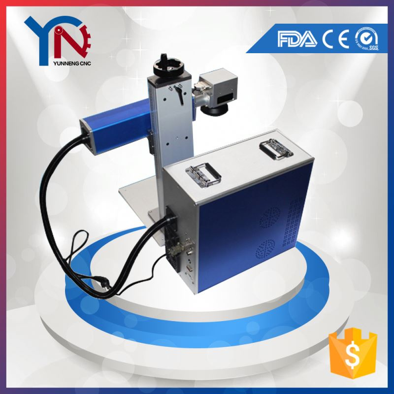 Plastic PCB Ring Zipper Fiber Laser Marking Machine