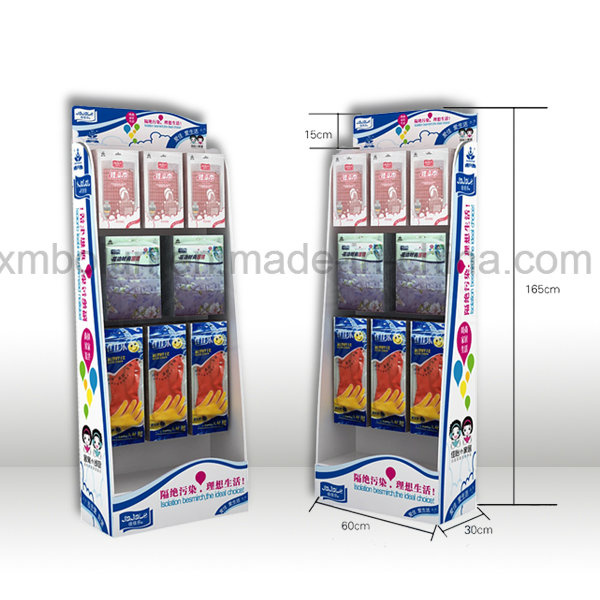 High Quality Pop Cardboard Hook Display Stand for Sport Socks