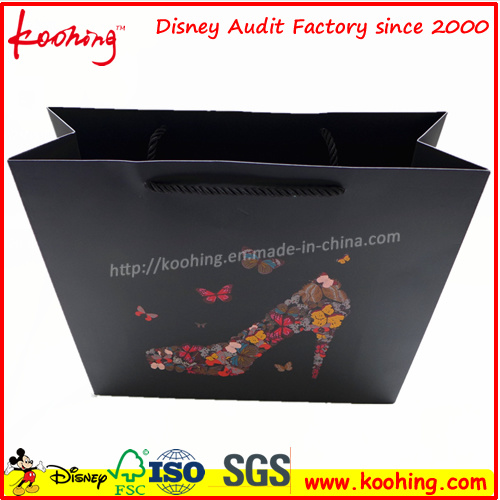 Lamination Customized Cosmetic Paper Gift Bag From China Factory