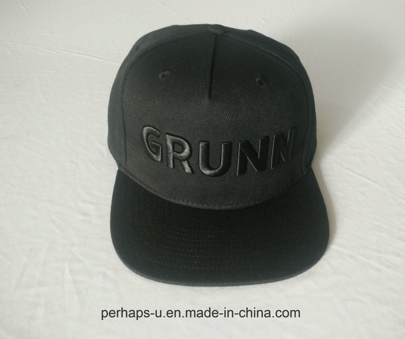 100%Cotton Snapback with Custom Embroidery Logo