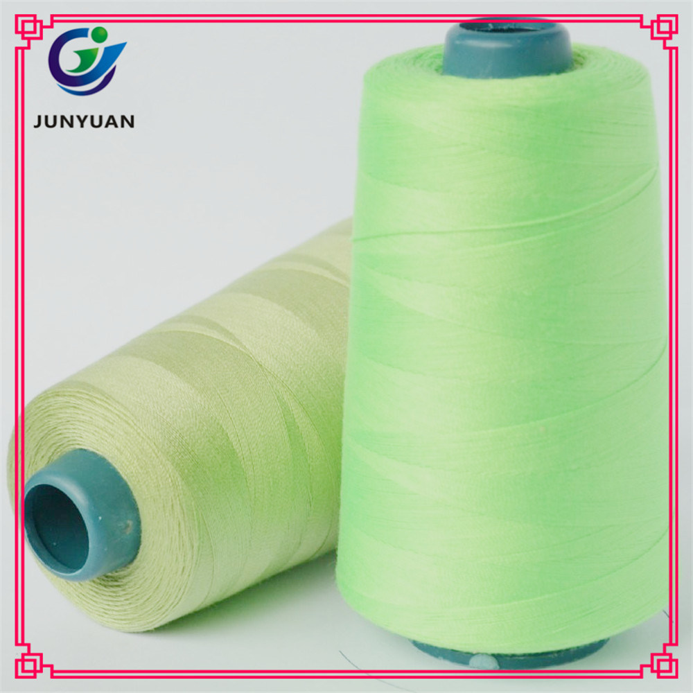 Raw White Thick Cotton Sewing Thread with Mercerized