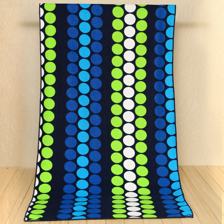 Reactive Printed Microfiber Bath Towel