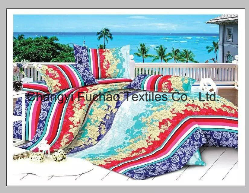 Twin Size Poly/Cotton Material Bedding Set Manufacture Wholesale Disposable