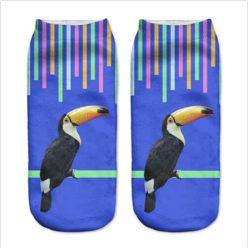 Cartoon Patten Design Hot Sell Low Cut Sock