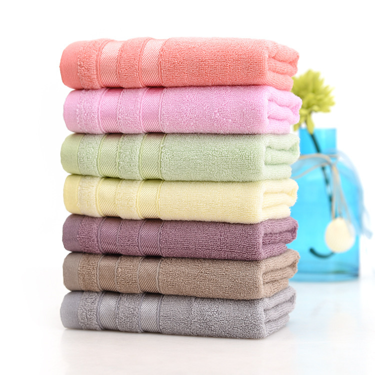 Promotional Bamboo Fiber Face / Hand /Bath Towels with High Water Absorption
