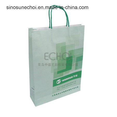High Quality Paper Shopping Bag with Customized Logo
