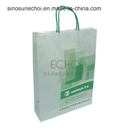 High Quality Paper Shopping Bag with Customized Logo