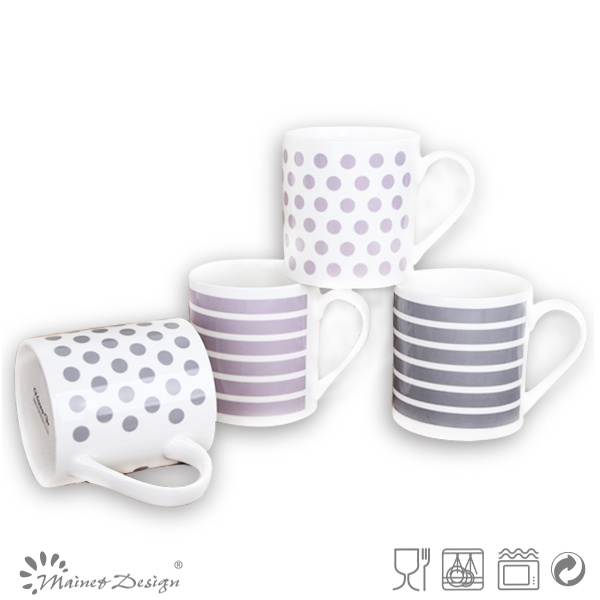 11oz Ceramic Mug with Elegant Decal Design