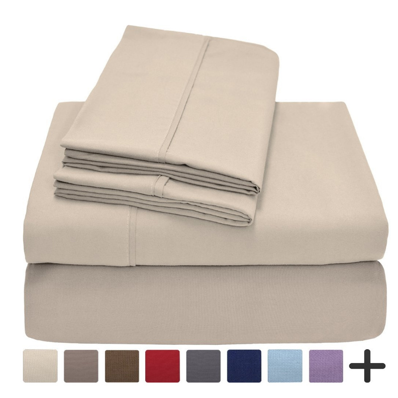 1800 Ultra-Soft Wrinkle Resistant Microfiber Deep Pocket Bedsheet Set