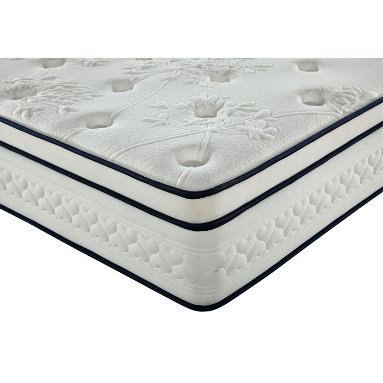 Pocket Spring Memory Latex Mattress with Euro Top Plush Feeling for Hotel Furniture