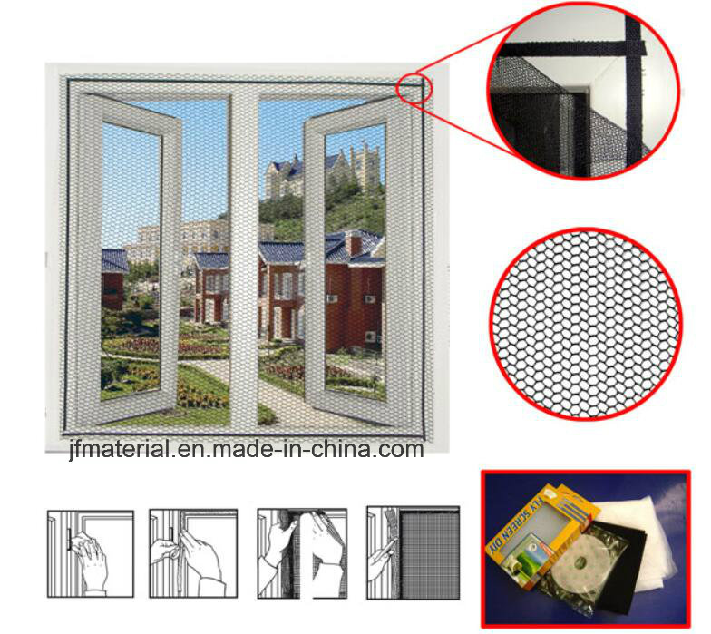 DIY Polyester Magnetic Screen Fly Screen Mosquito Net Insect Screen