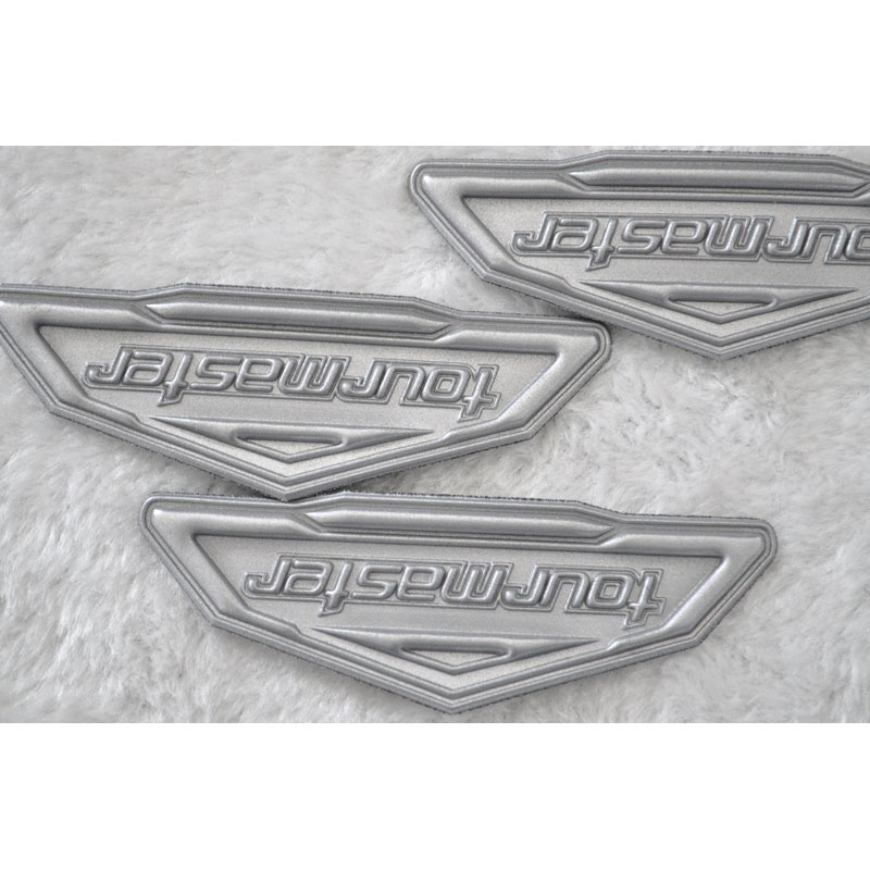 Grey Leather Patch for Garment