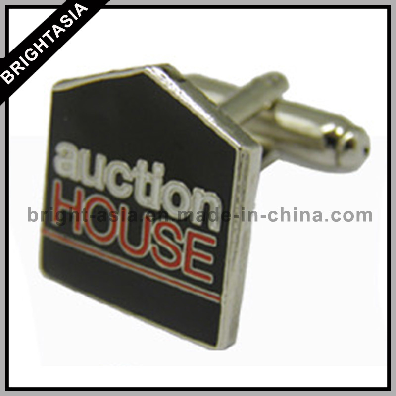 Metal Enamel Cufflink for Custom Made with Logo (BYH-10227)