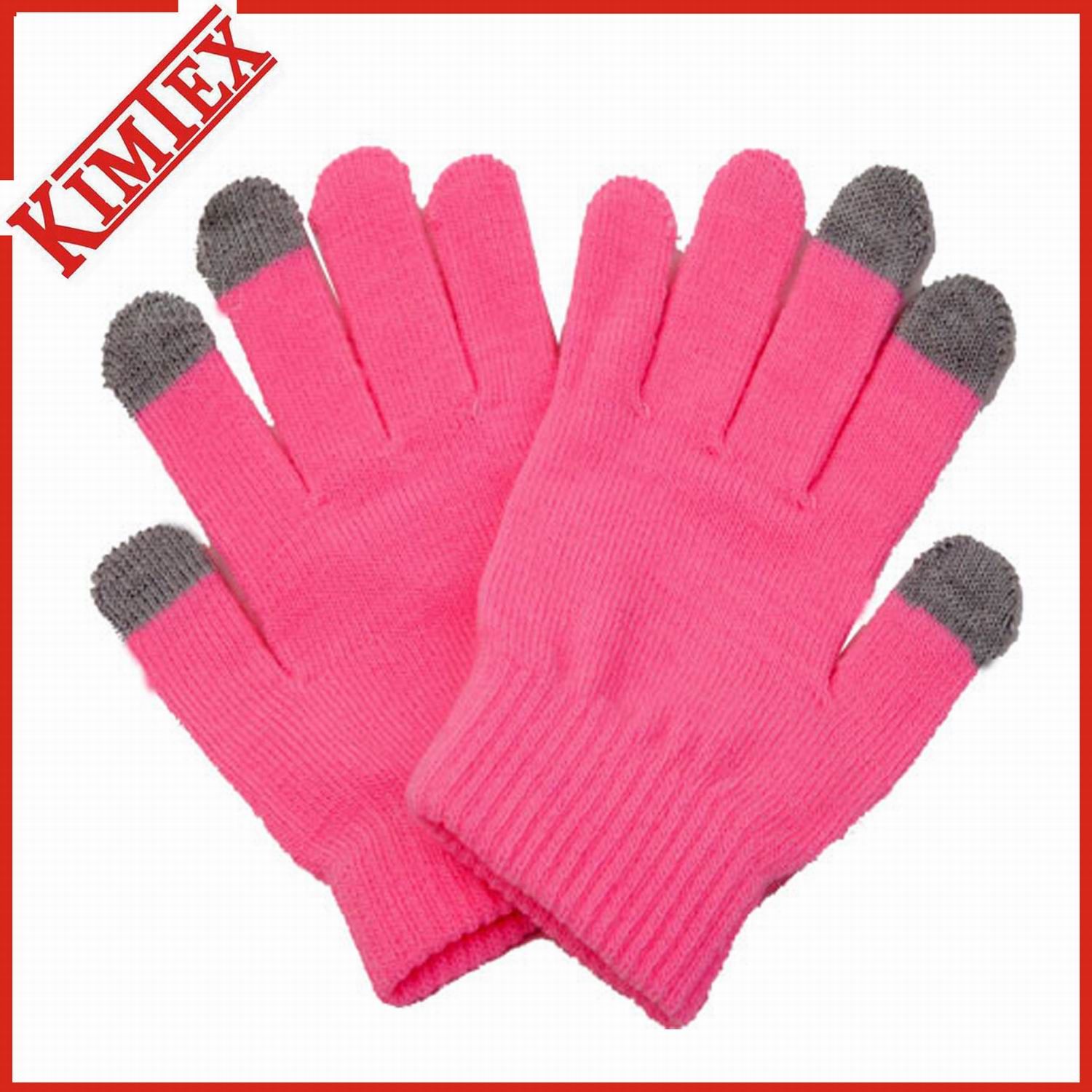 Fashion Acrylic Custom Magic Texting Knitted Gloves