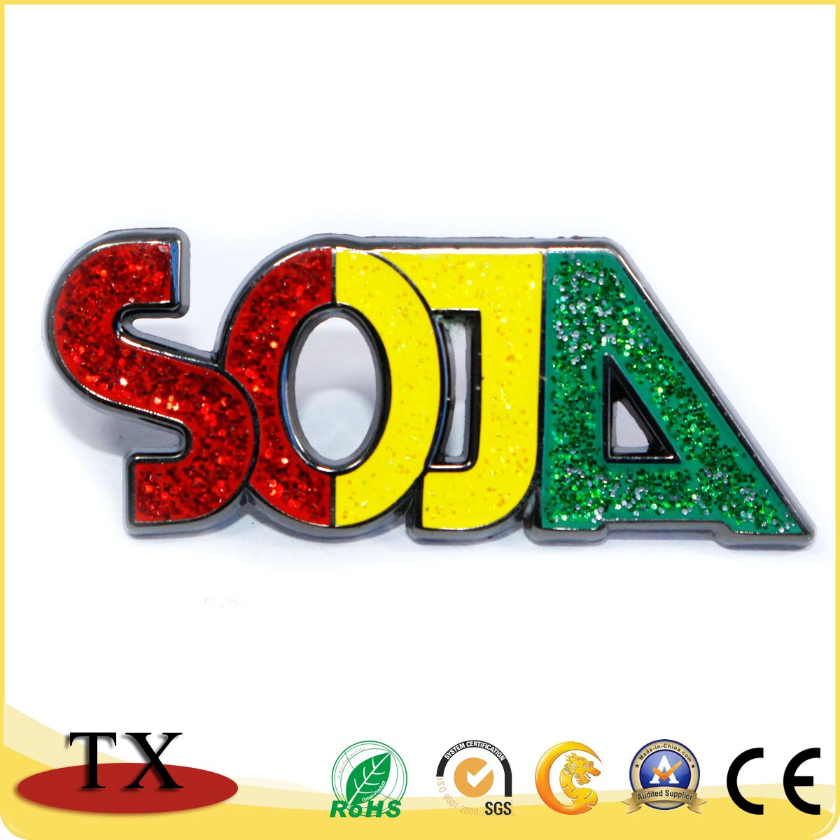 Customized Metal Zinc Alloy Badge with Lapel Pin (TXG099/110)