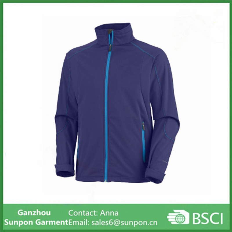 New Design Collar Softshell Jacket for Men