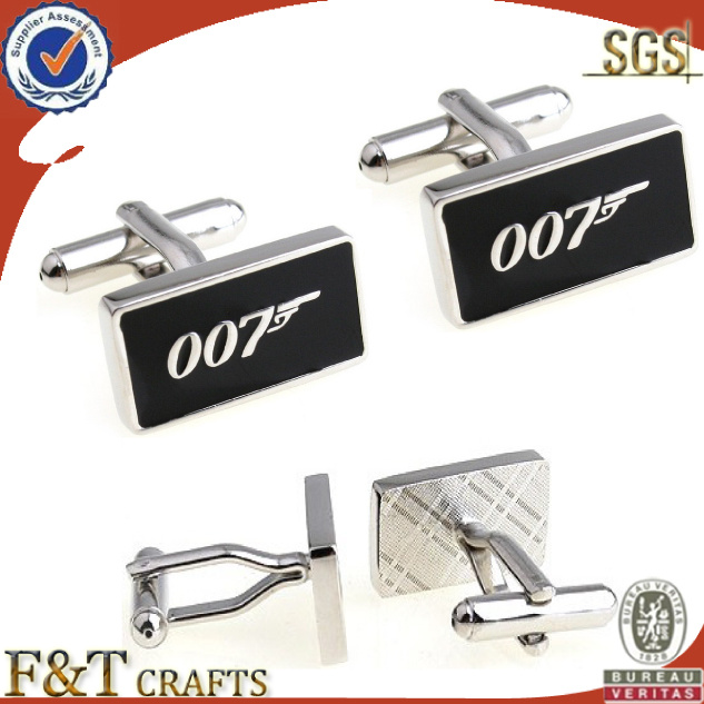 2014 Newest Metal Custom Logo Cufflinks for Gift