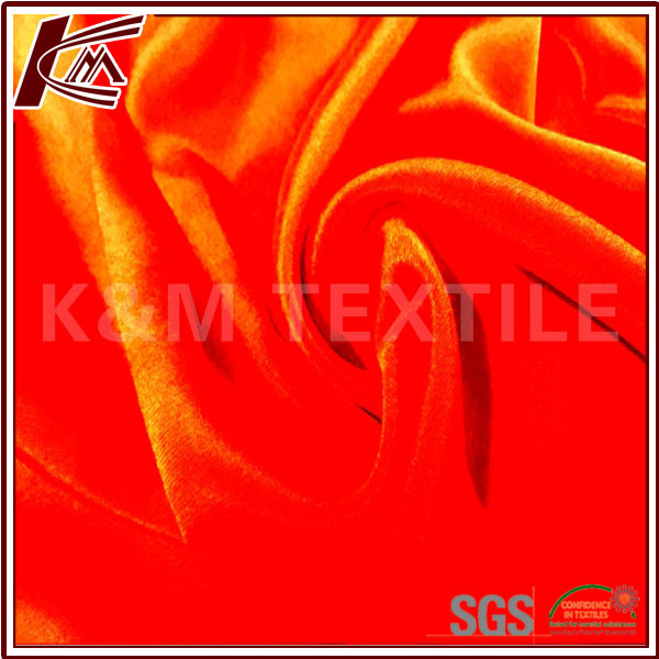 Dyed Spandex Skin-Friendly Silk Fabric Roll with En