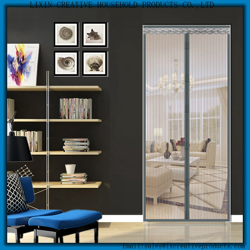 Magnetic Curtains Magnetic Screen Door/Magnetic Mesh Screen Door