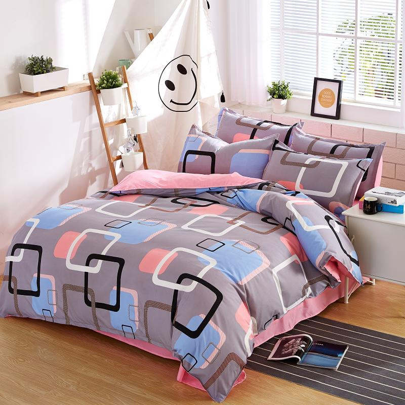 100% Polyester Microfiber Comforter Bedding Set Quilts Cover Set