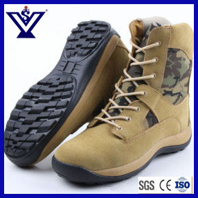 Best Sale Army Tactical Military Safety Boots Shoes with Rubber Sole (SYSG-201854)