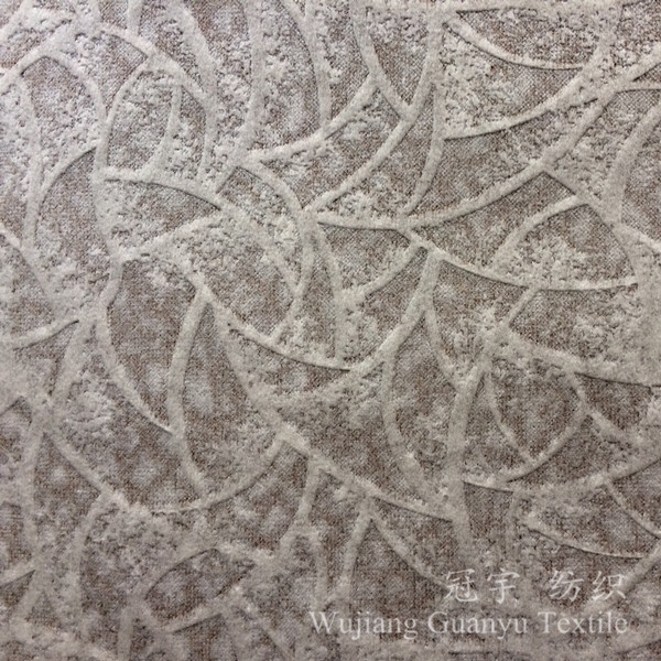 Decorative Super Soft Burnt out Velvet Cloth for Upholstery Fabric