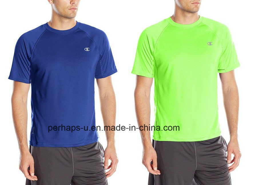 Custom Breathable Mesh Reglan Sleeve Mens T-Shirt with Quick-Drying