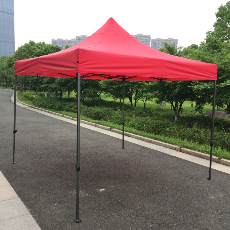 3X3m Red Top Outdoor Folding Canopy Pop up Gazebo