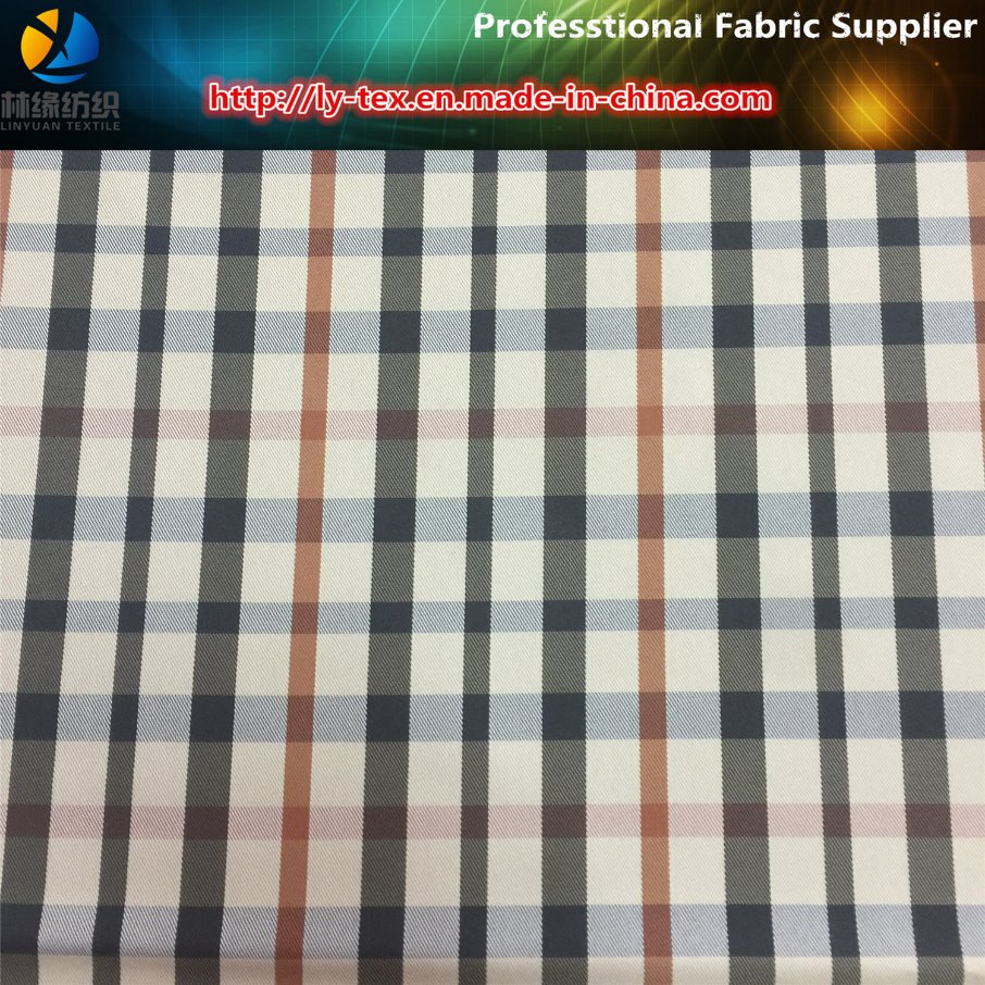 Polyester Yarn Dyed Check Fabric, Jacket Lining Fabric (YD1053)