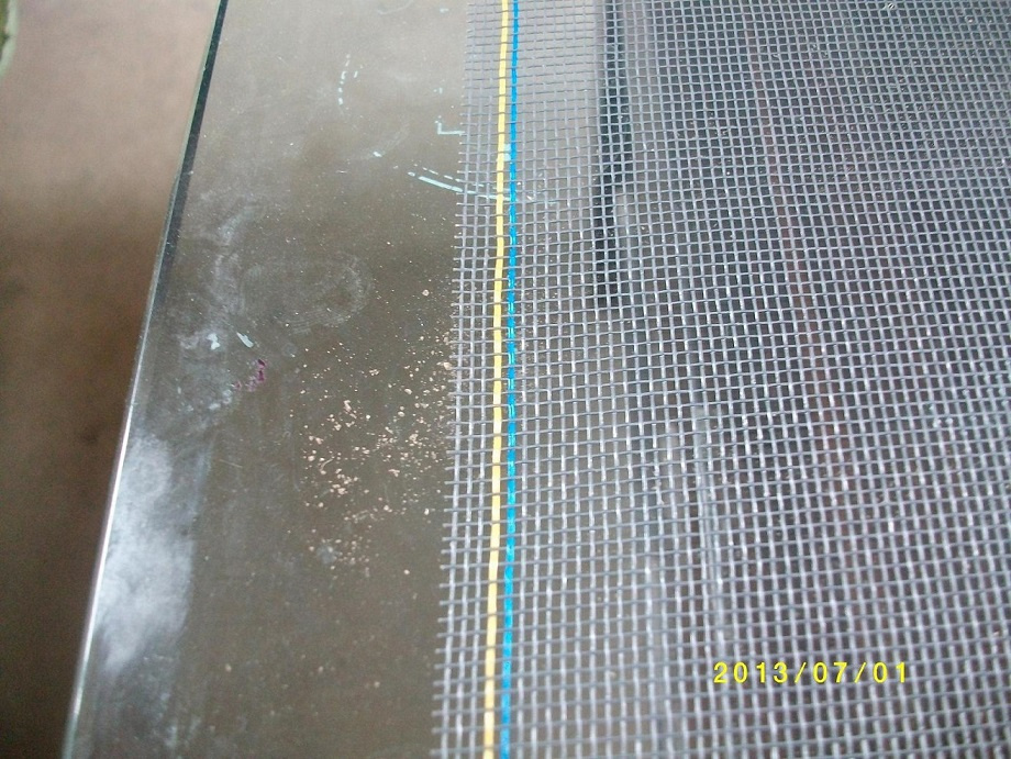 Fiberglass Invisible Insect Screen for Window or Door, 18X16, 120G/M2, Grey or Black Color
