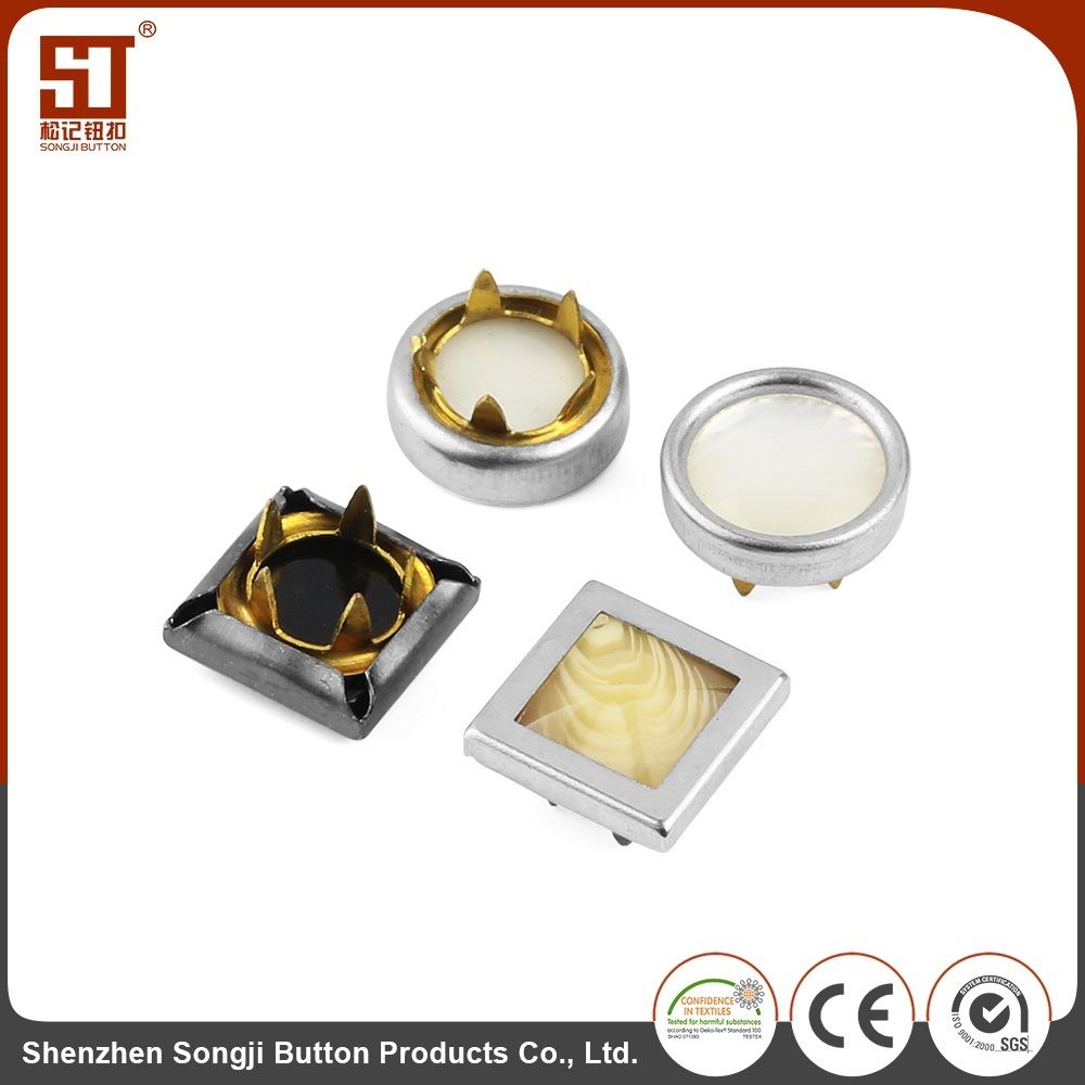 Custom Made Press Snap Metal Round Button for Jacket