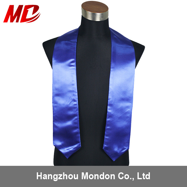 Plain Graduation Stole Royal Blue