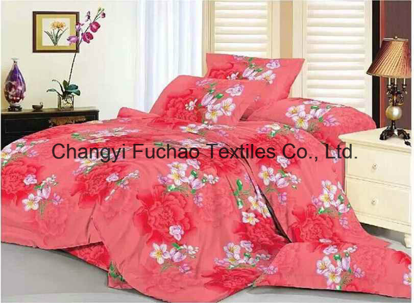 Whole Seles Bedding Sets Poly-Cotton T/C 50/50 Microfiber Sheet Sets